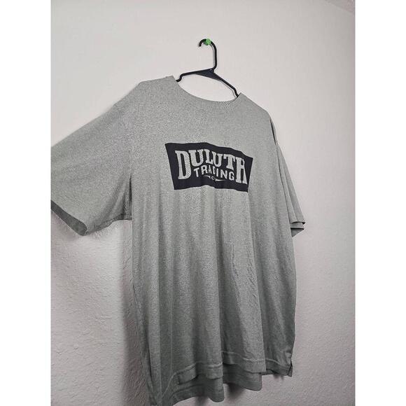 Duluth Trading Co XL Black Grey Short Sleeve Crew Neck Graphic Tee - Picture 2 of 5